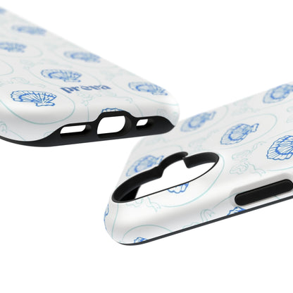 Fancy Teal Shell Phone Case