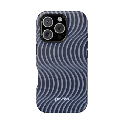 Wavy Navy Phone Case