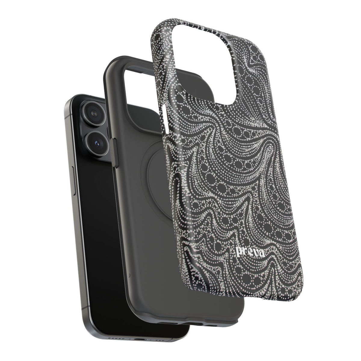 Abstract Midnight Lace Phone Case