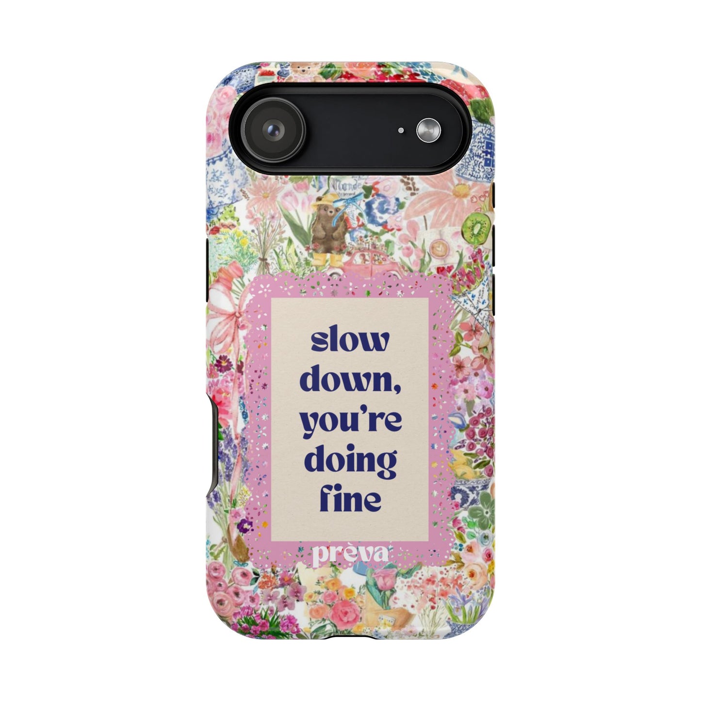 Slow Down Flowers x notsoken Phone Case