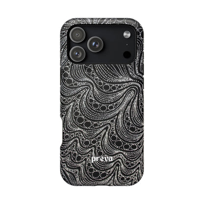 Abstract Midnight Lace Phone Case