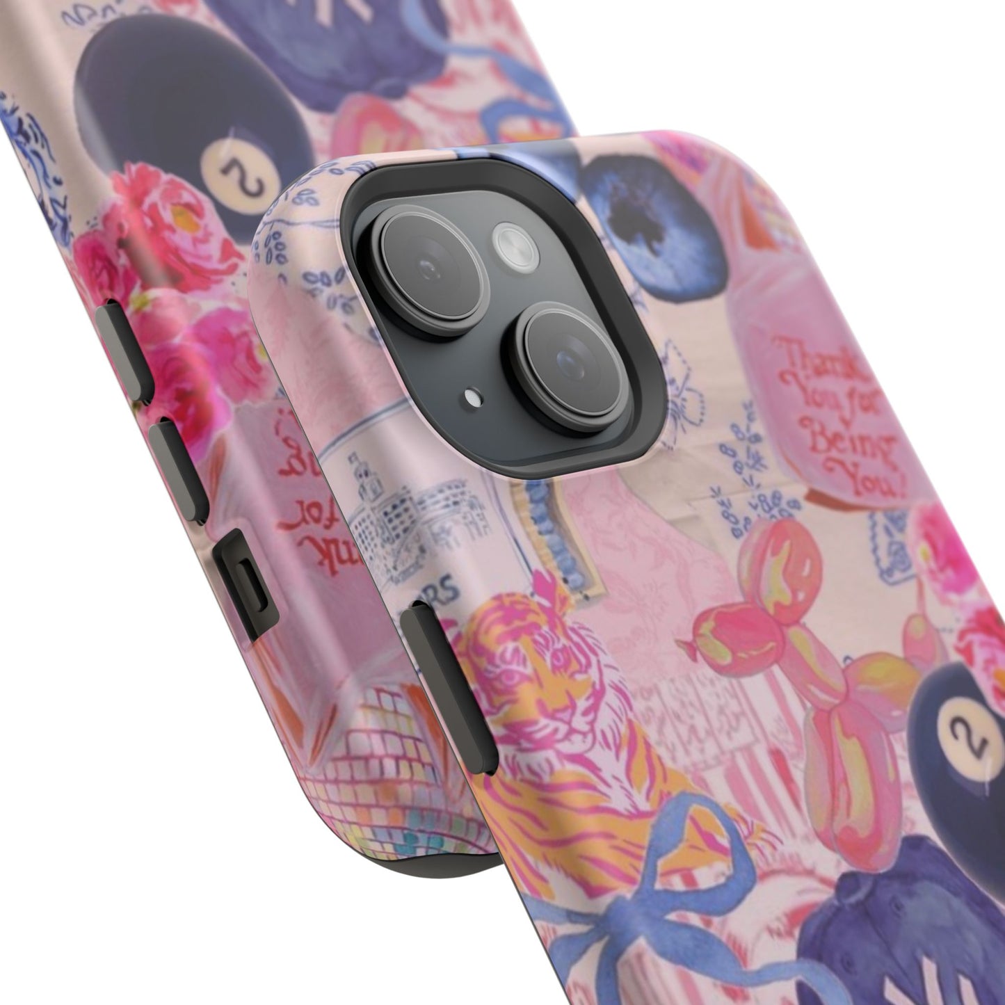 Retro 8 Ball Collage Phone Case