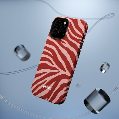 Red Zebra Phone Case