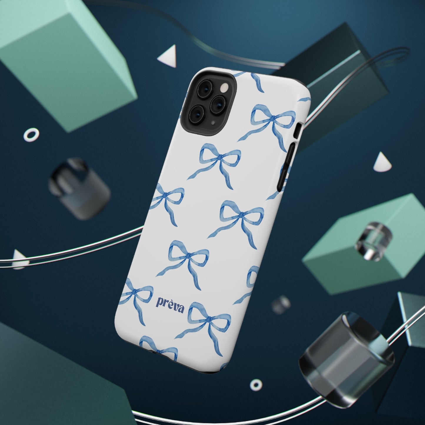 Blue Bow Phone Case