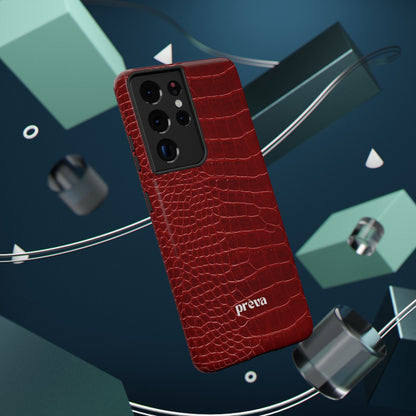 Red Croc Phone Case