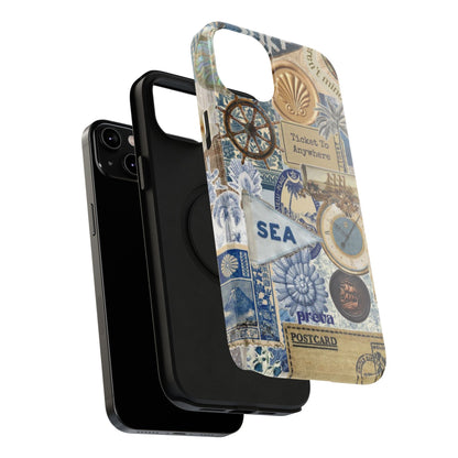 Neutral Travel Collage Phone Case