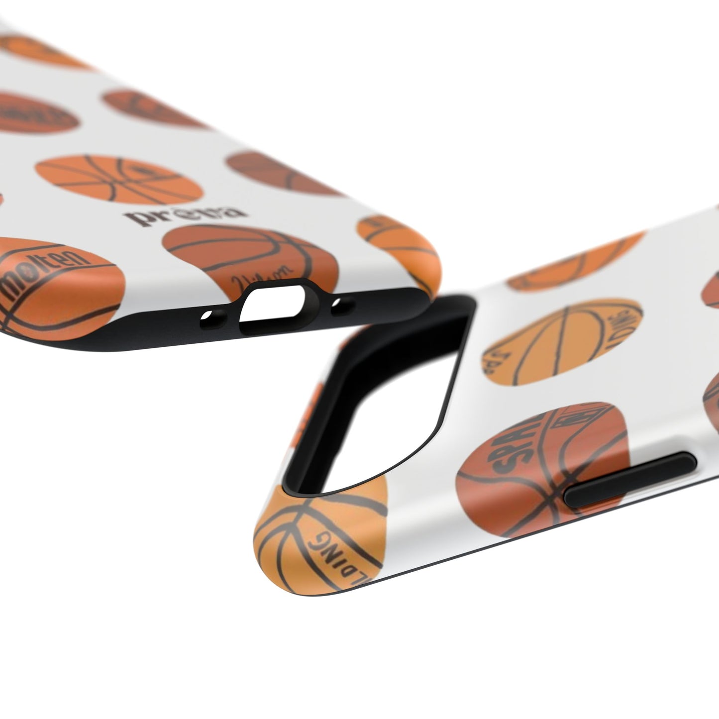 White Basketball Phone Case