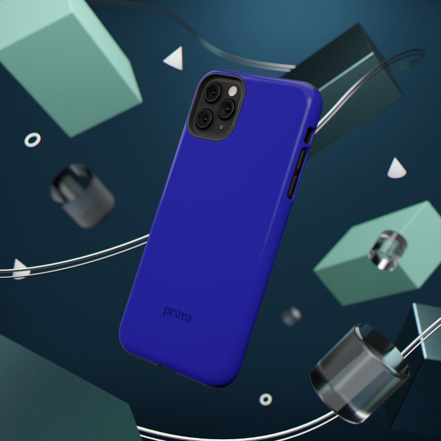 Neon Dark Blue Phone Case