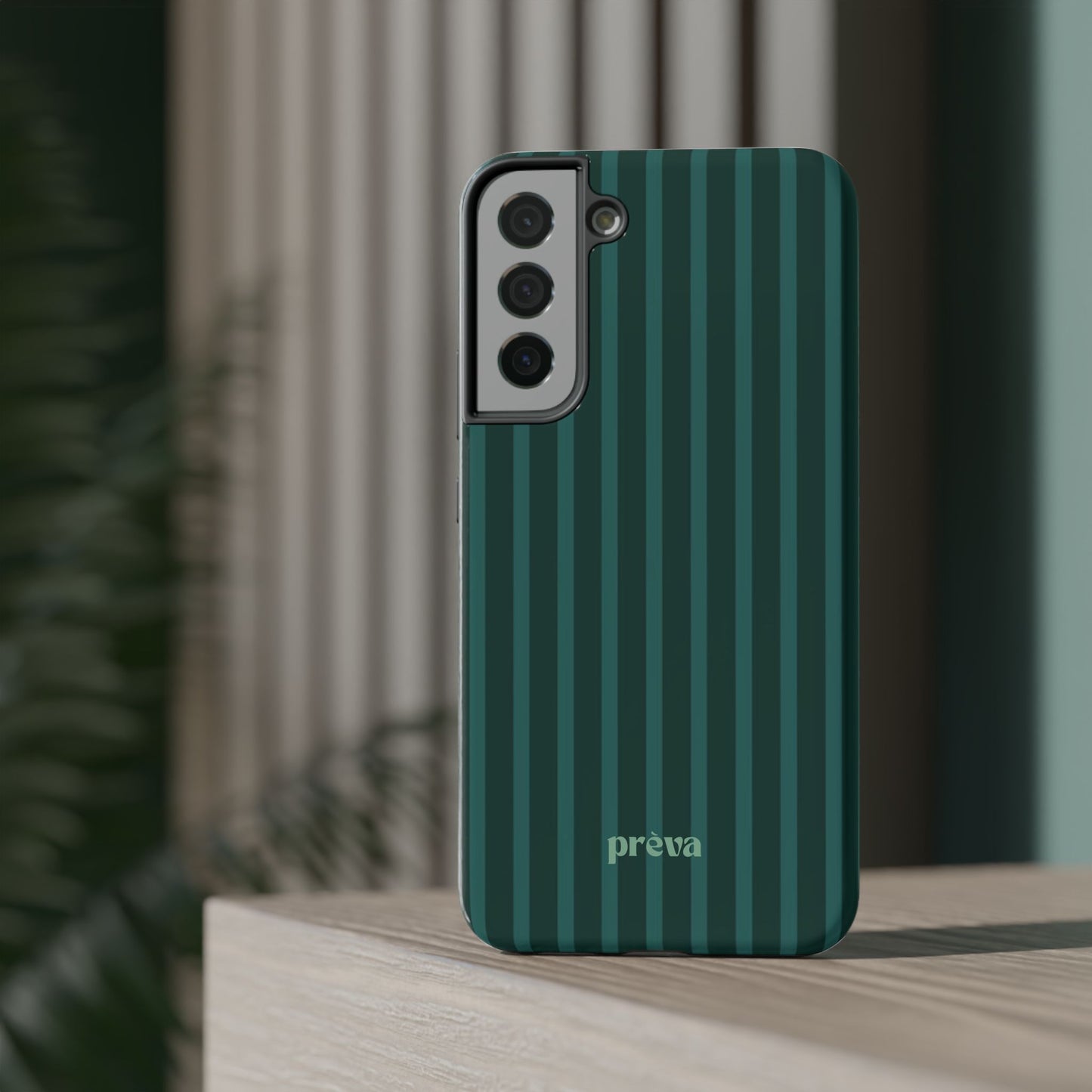 Striped Green Phone Case