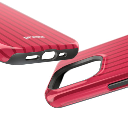 Pinky Red Stripes Phone Case