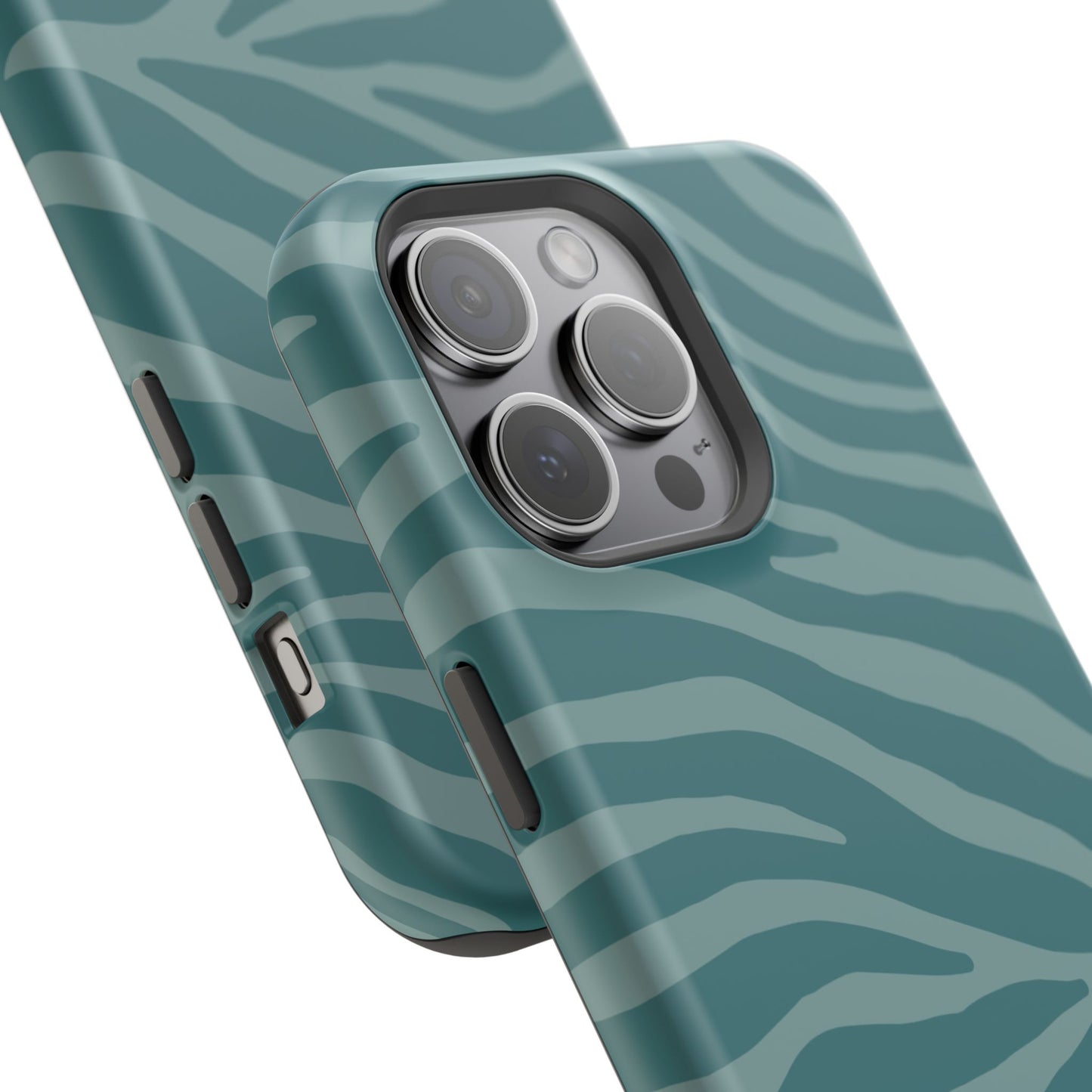 Teal Zebra Phone Case