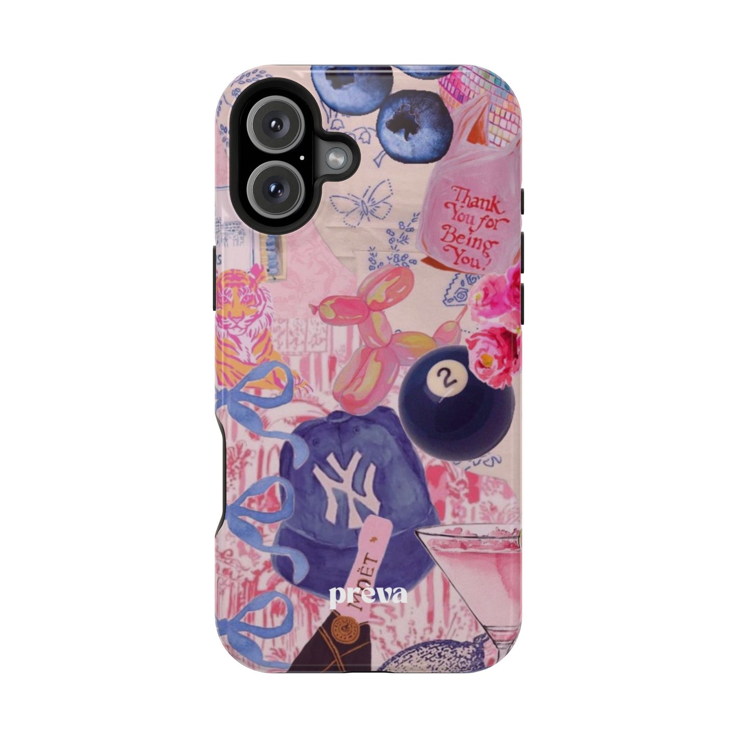 Retro 8 Ball Collage Phone Case