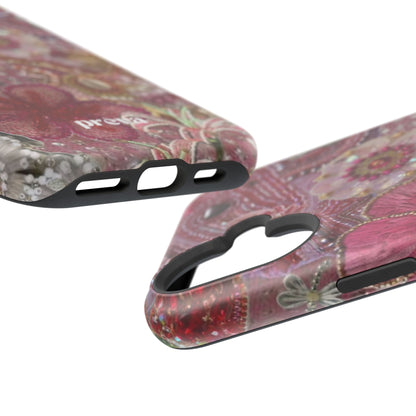 Floral Embroidery Phone Case