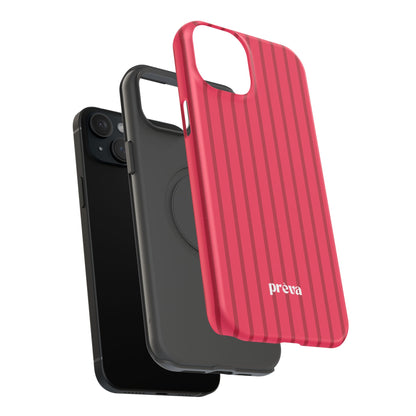 Pinky Red Stripes Phone Case