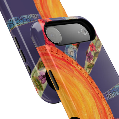 Purple Cancun Sun Phone Case
