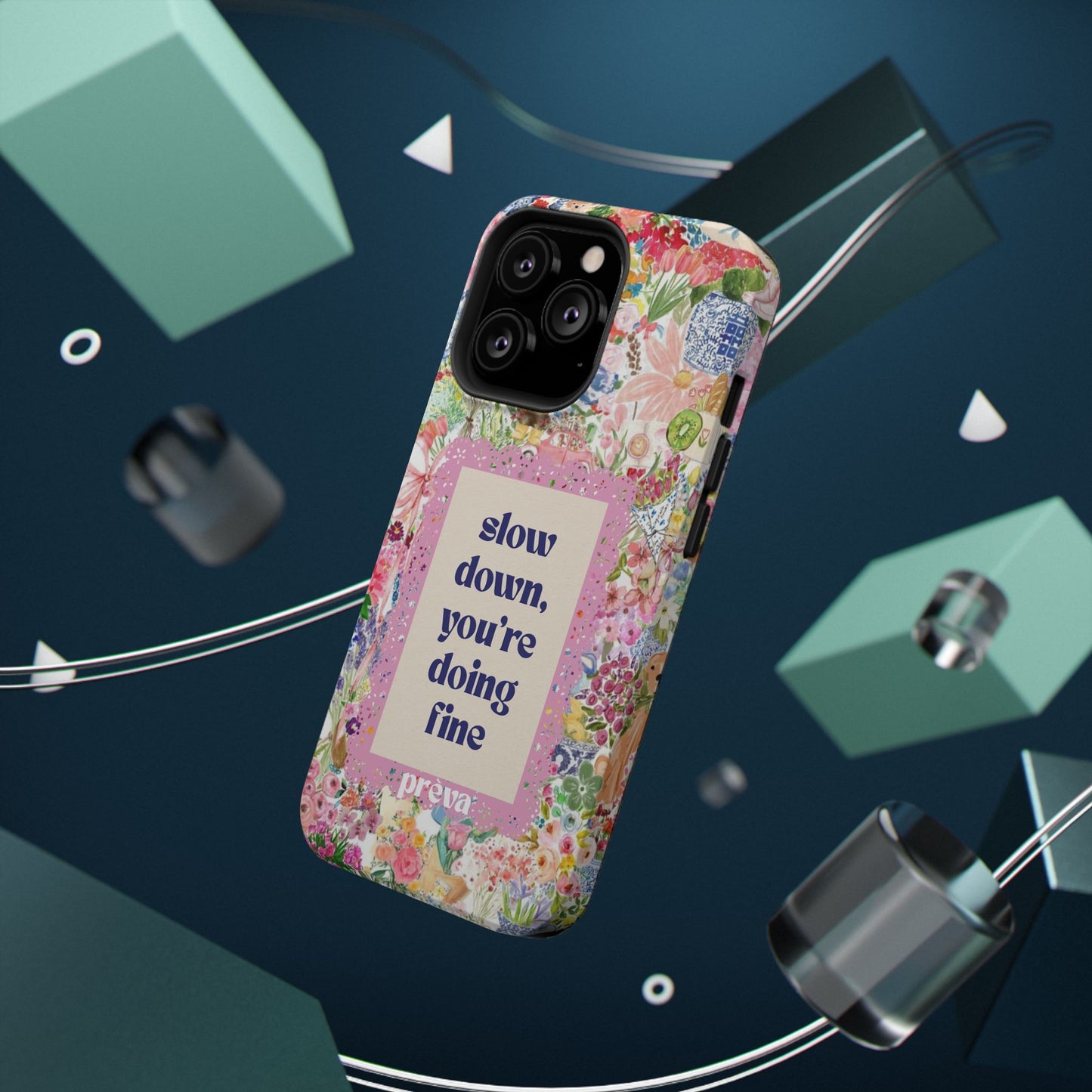 Slow Down Flowers x notsoken Phone Case