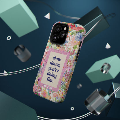 Slow Down Flowers x notsoken Phone Case