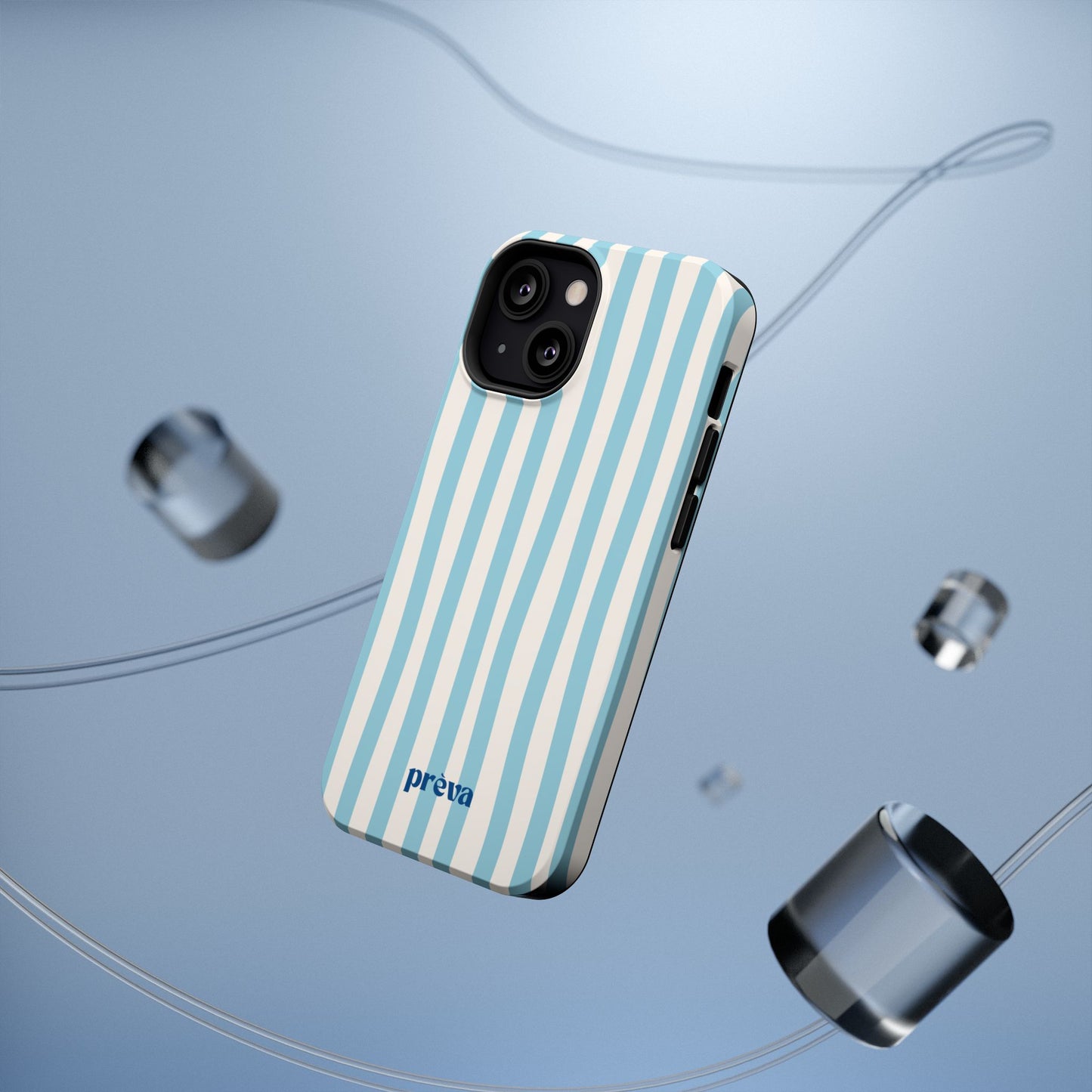 Striped Blue Phone Case