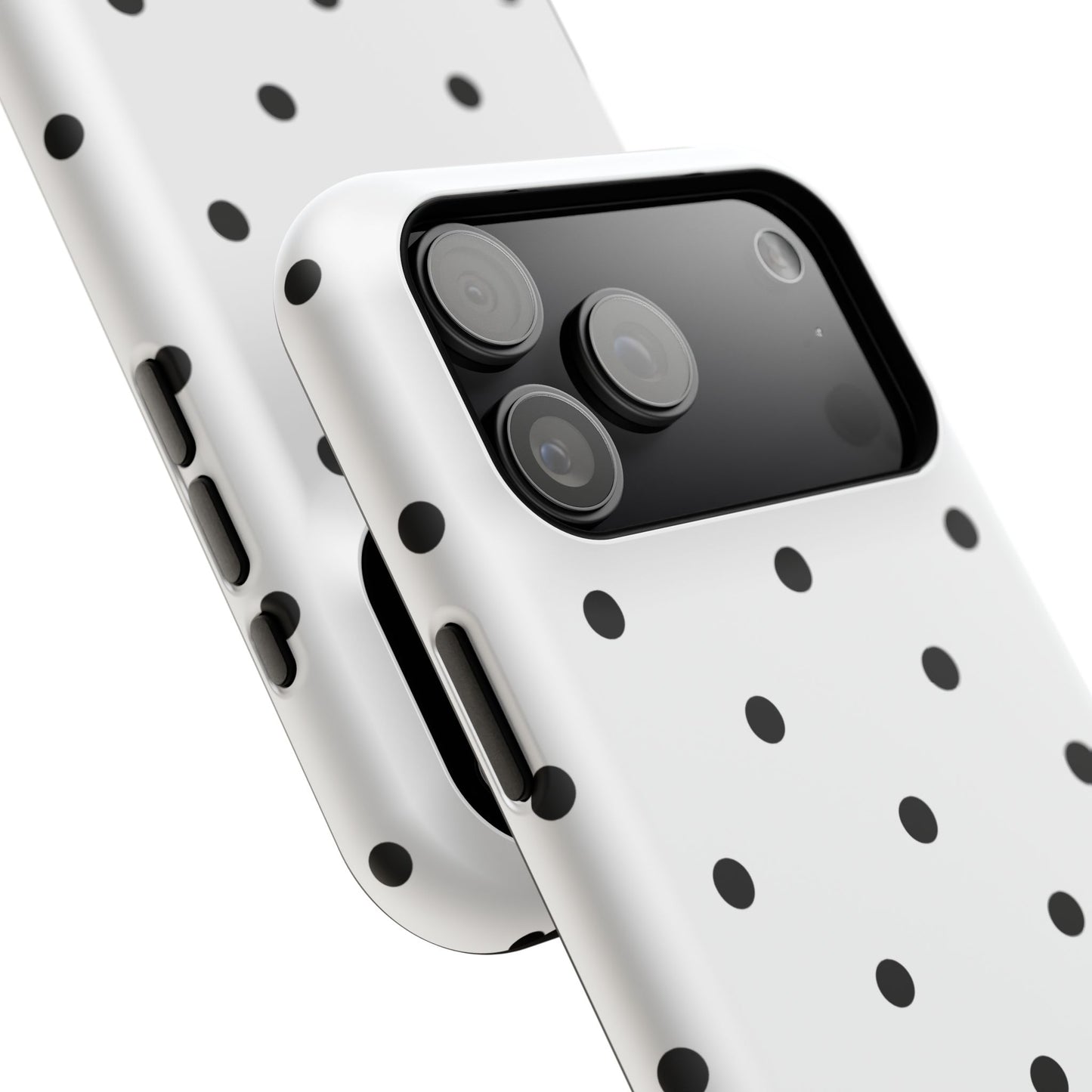 B&W polka dots Phone Case