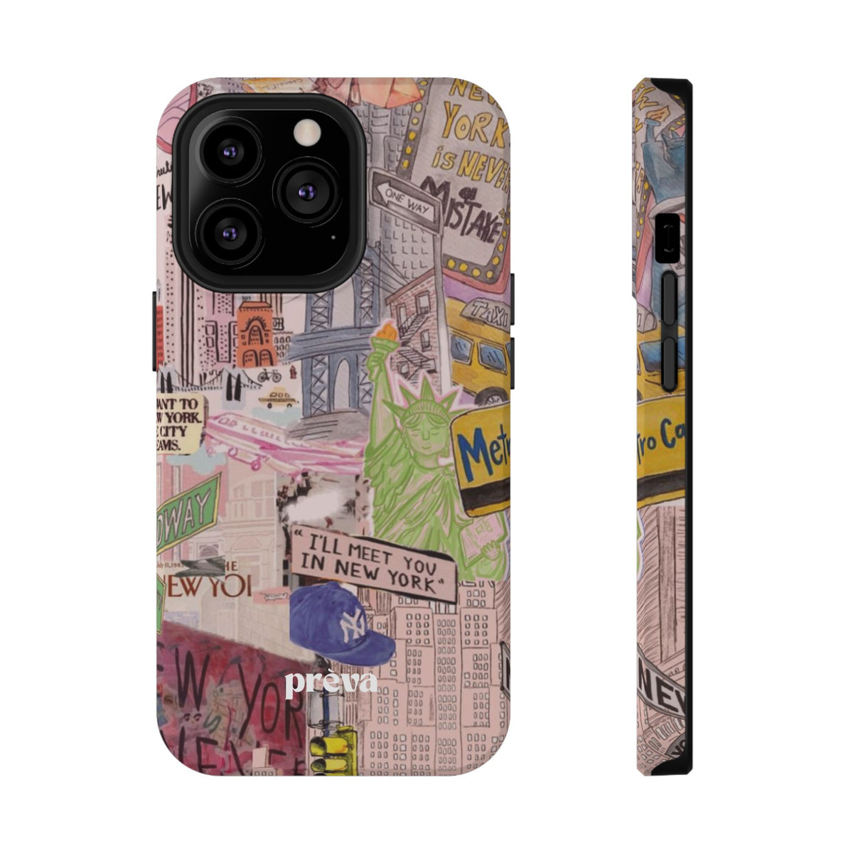 New York Collage Phone Case