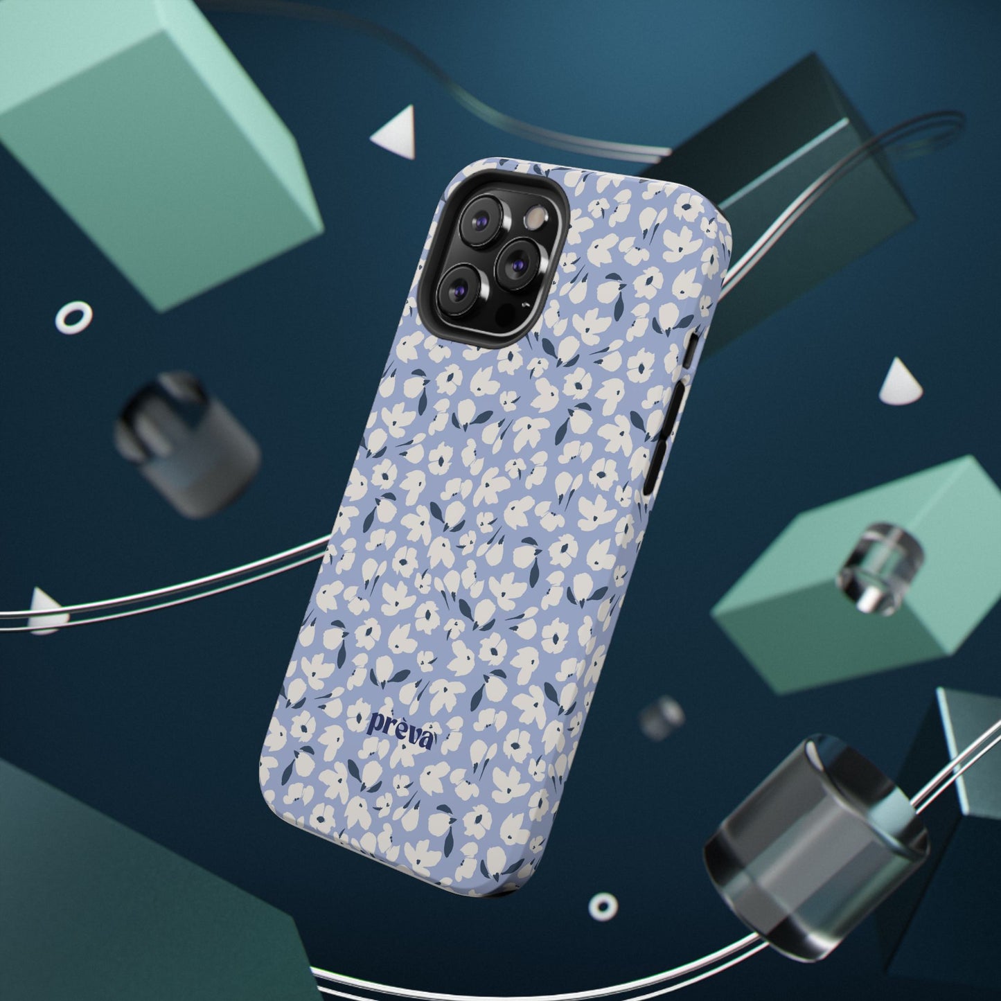 Petals On Blue Phone Case