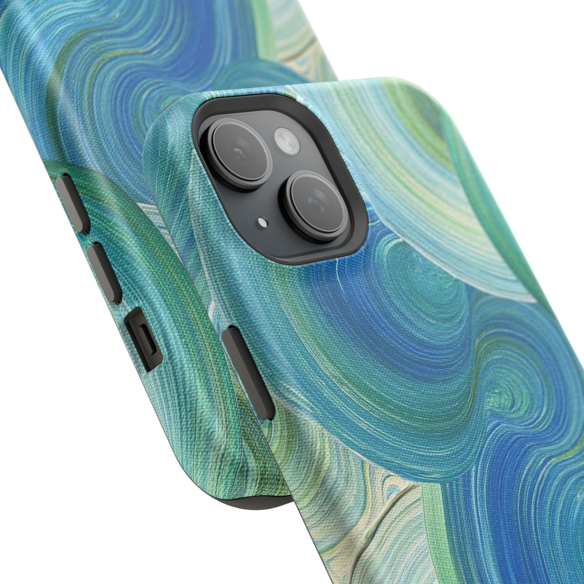 Swirling Ocean Impact-Resistant Phone Case