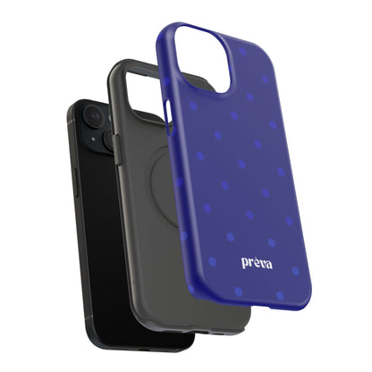 Dark Blue Polka Dots Phone Case