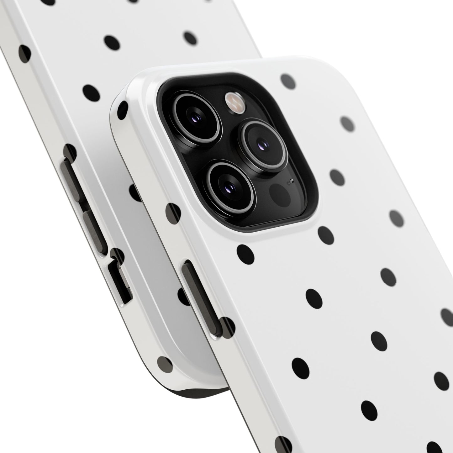B&W polka dots Phone Case