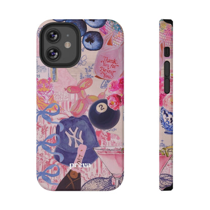 Retro 8 Ball Collage Phone Case
