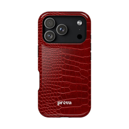 Red Croc Phone Case