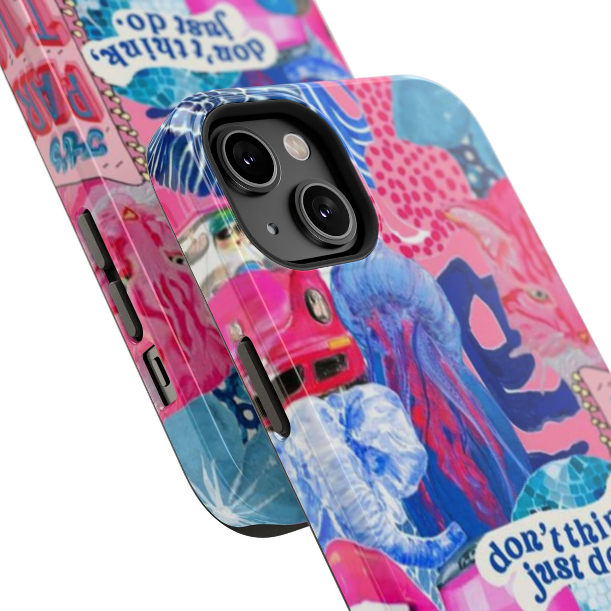Vibrant Galaxy Collage Phone Case
