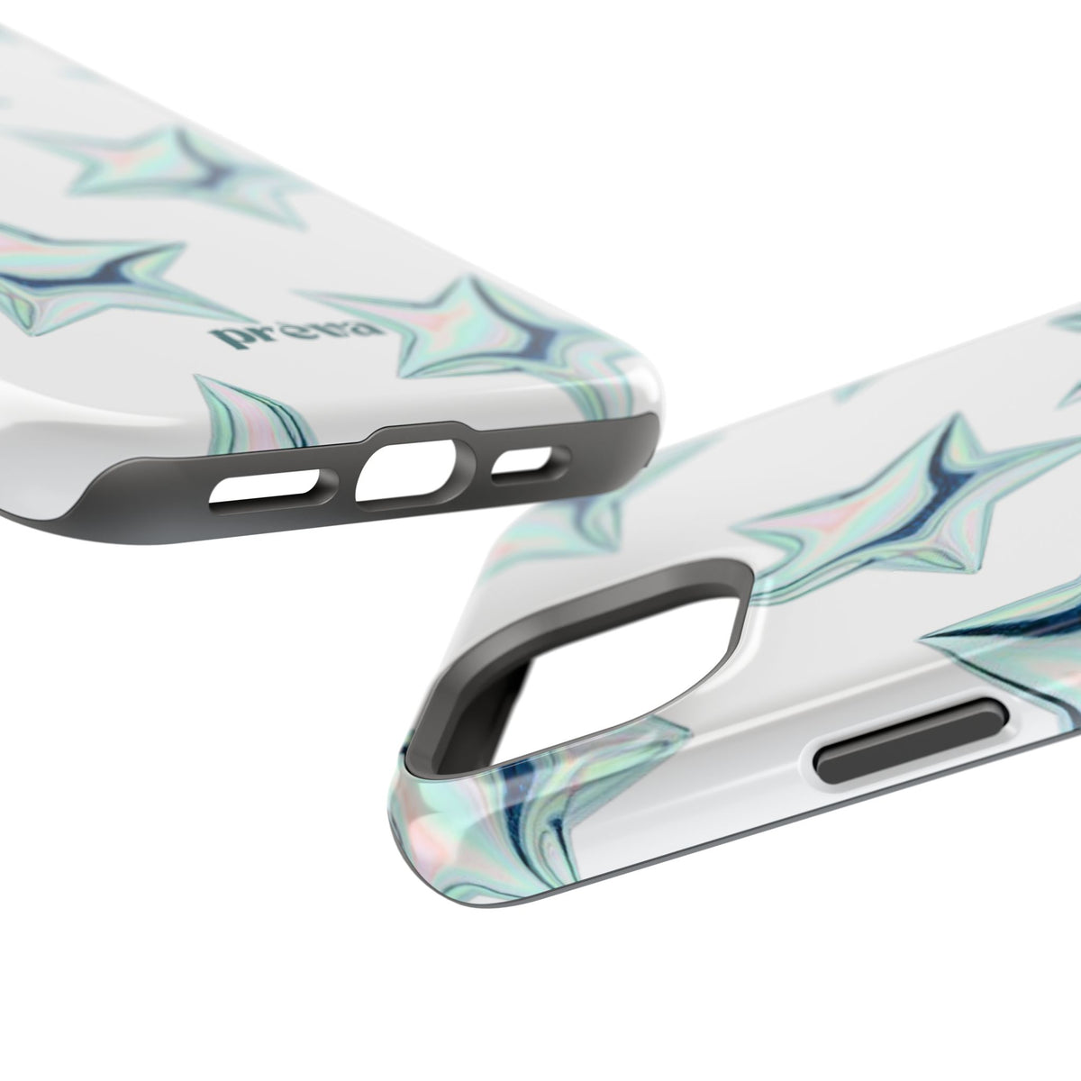 White Starburst Phone Case