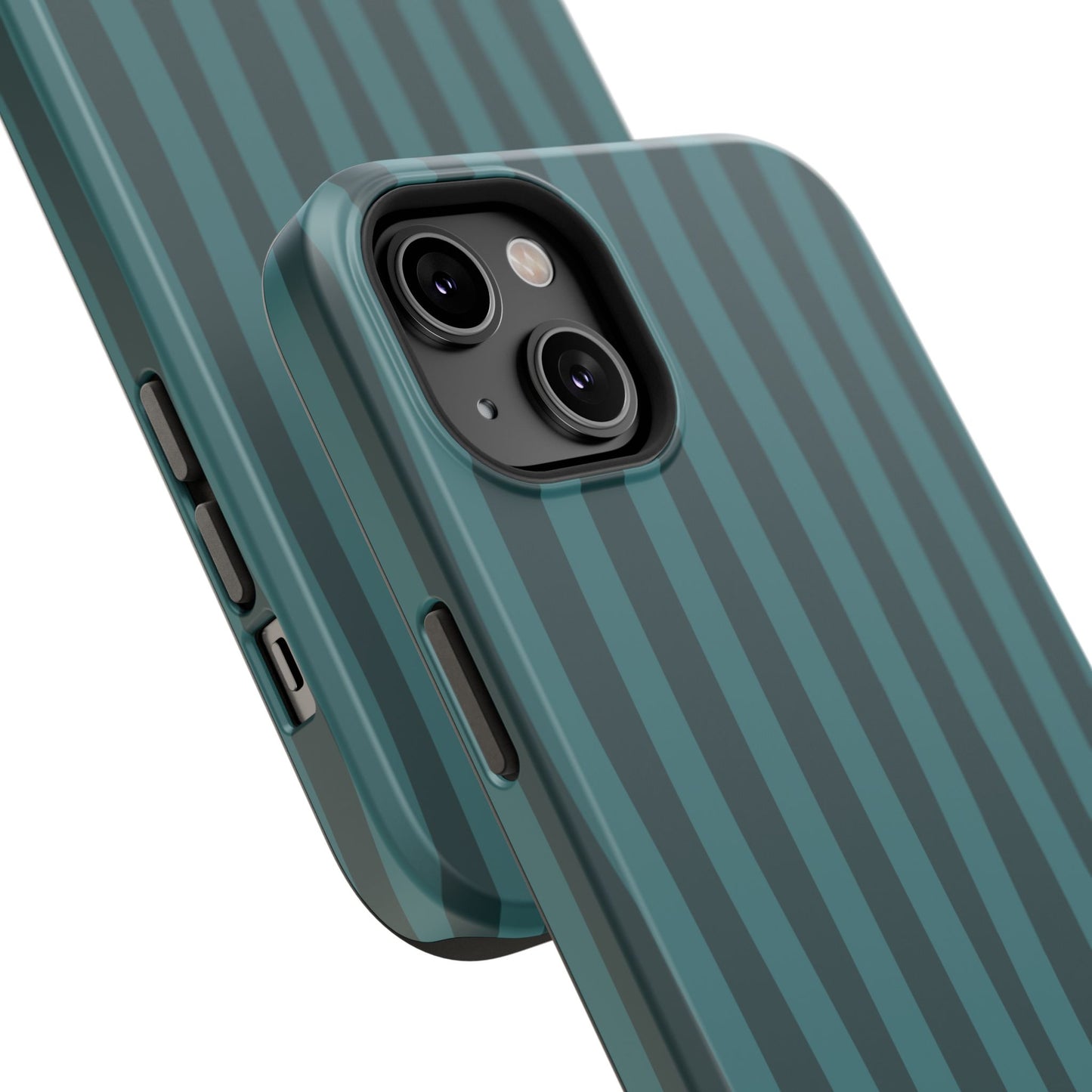 Dark Stripes Turquoise Phone Case