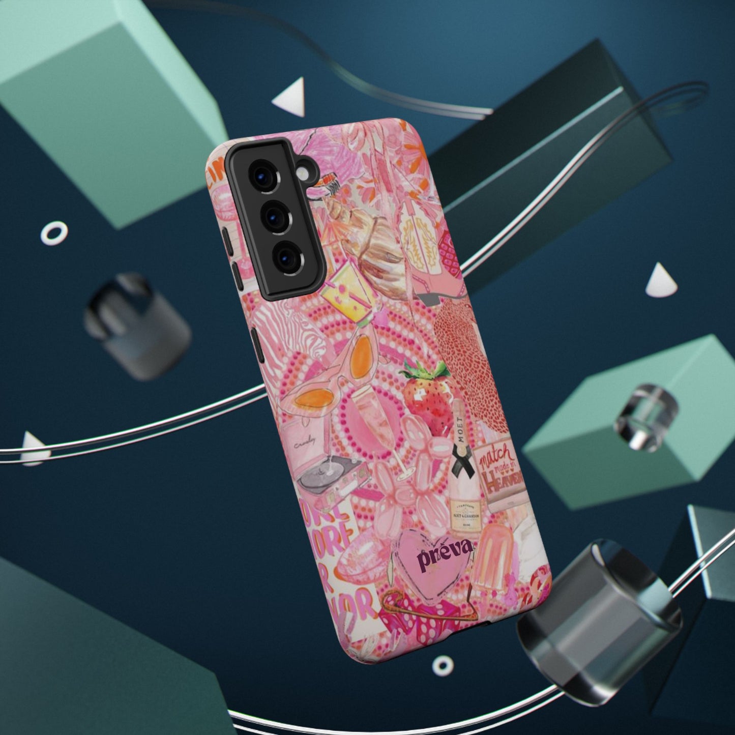Pink Collage Phone Case