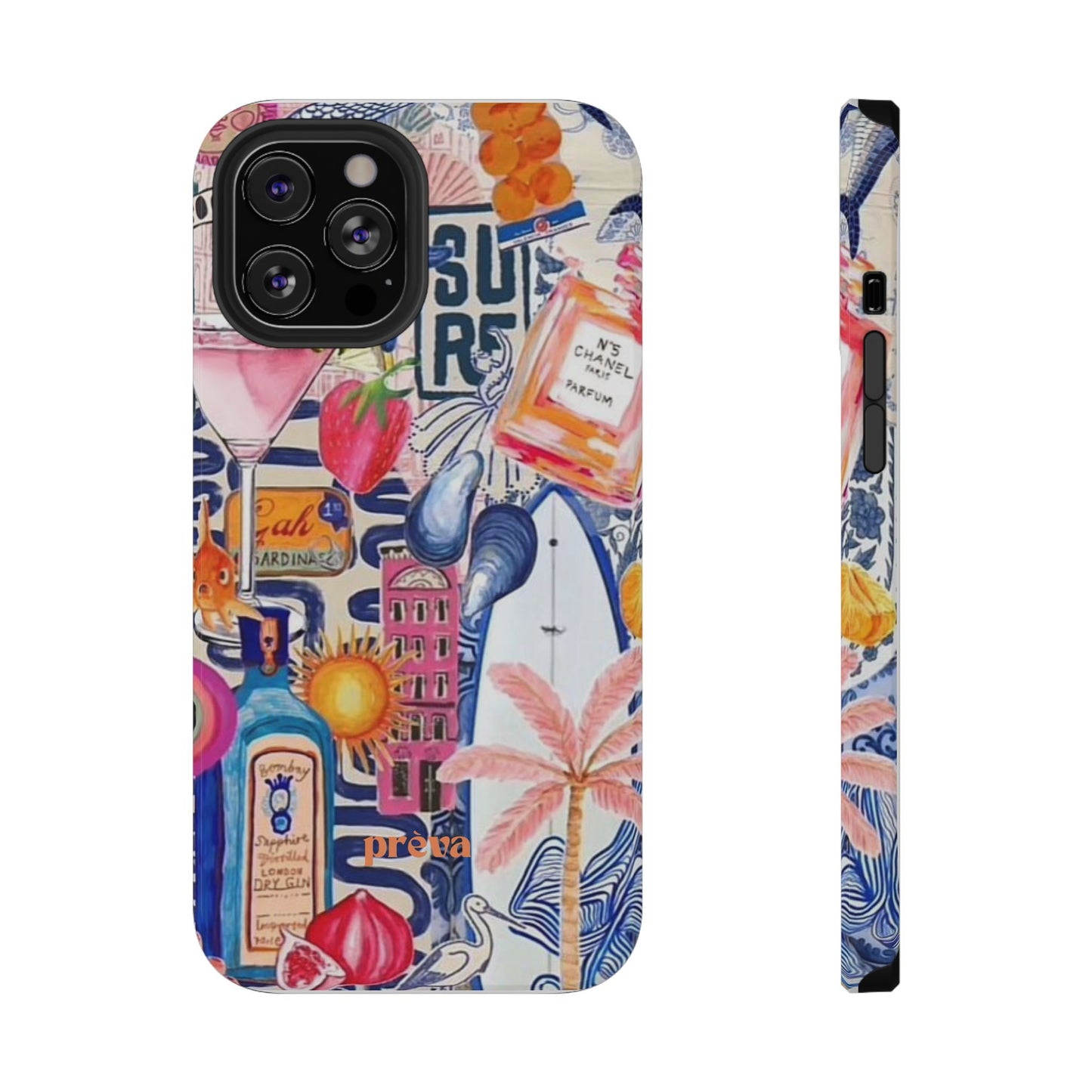 Tropical Beach Collage Phone Case