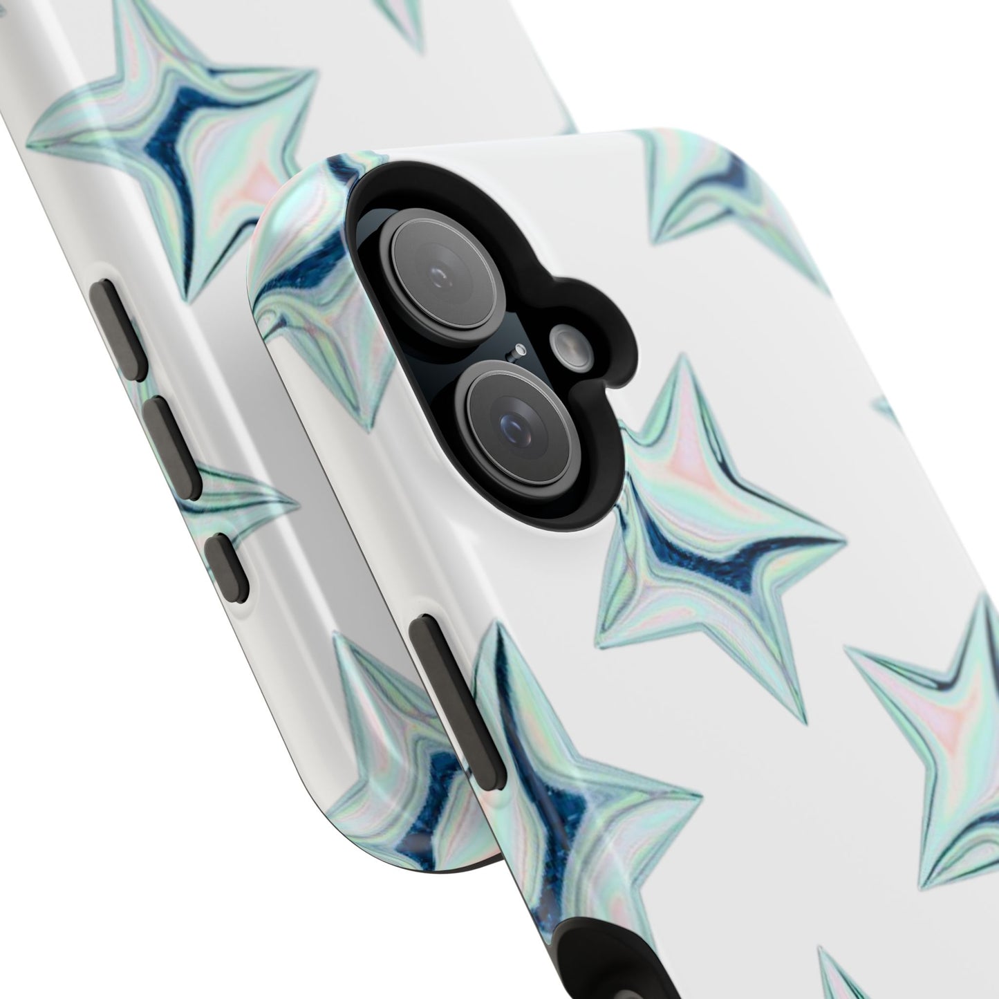 White Starburst Phone Case