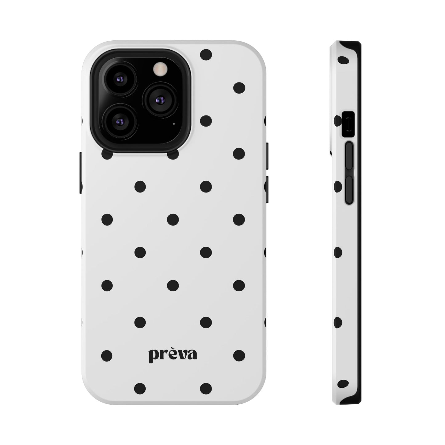 B&W polka dots Phone Case