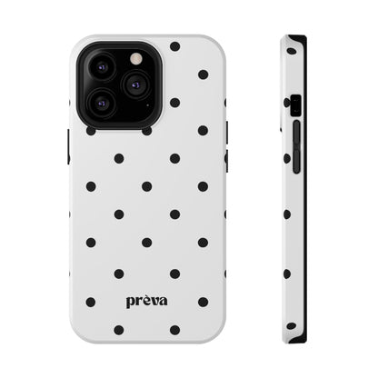B&W polka dots Phone Case