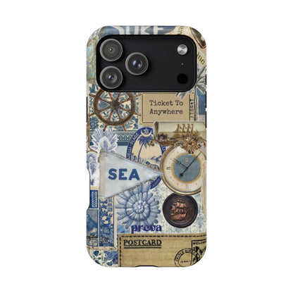 Neutral Travel Collage Phone Case