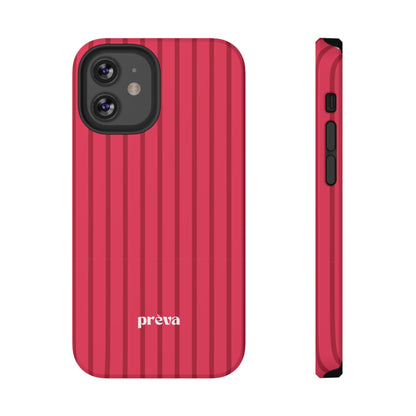 Pinky Red Stripes Phone Case