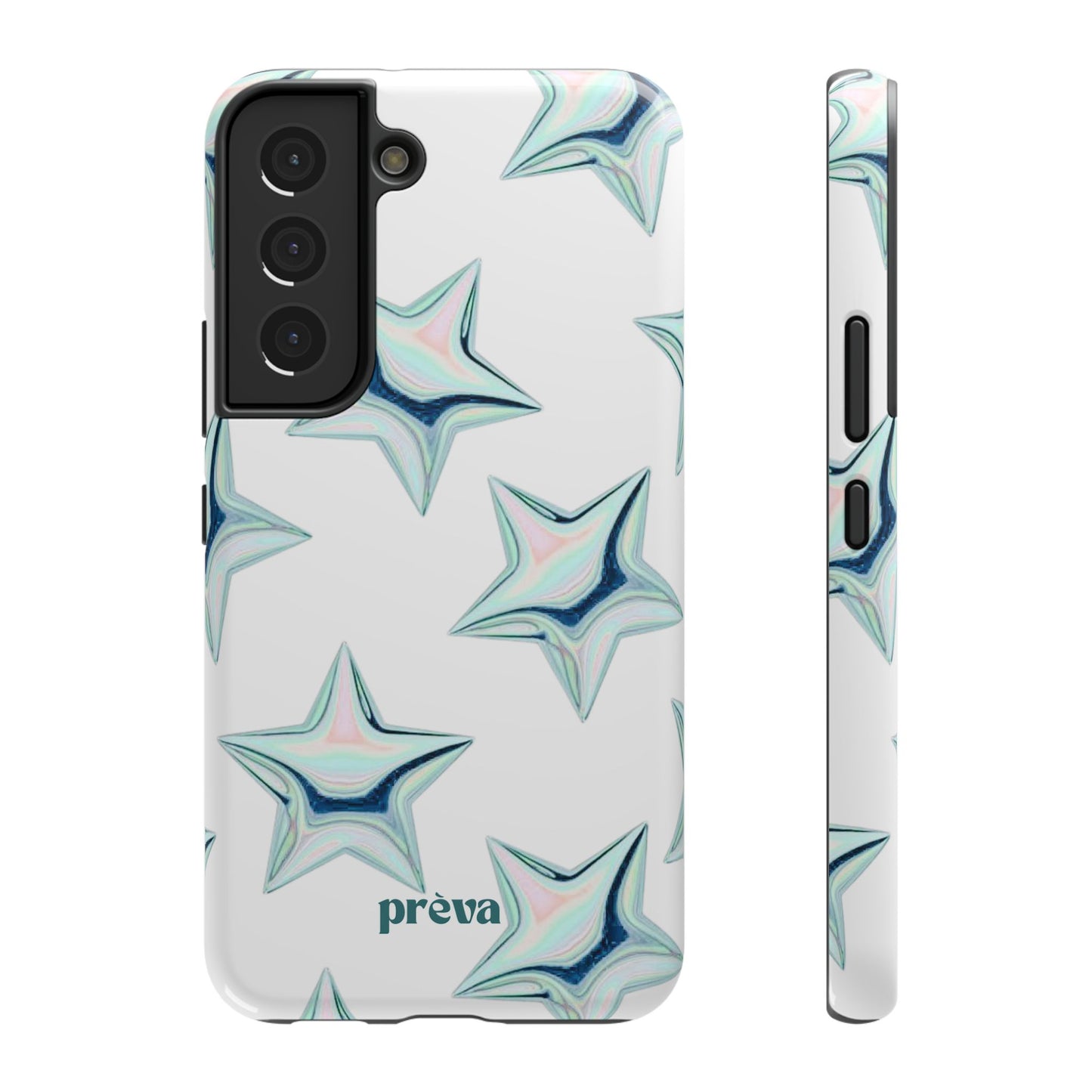 White Starburst Phone Case