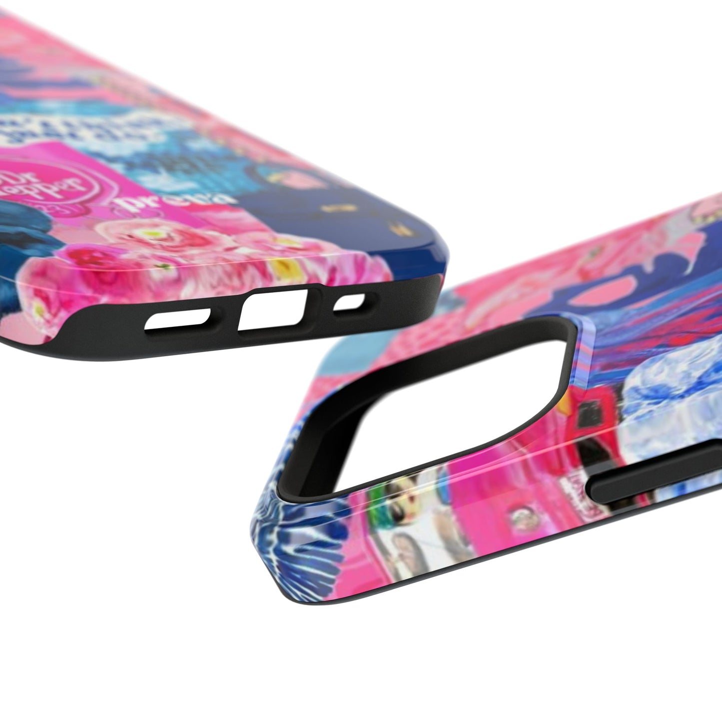 Vibrant Galaxy Collage Phone Case