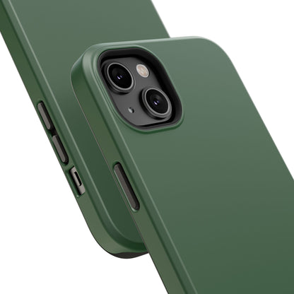Impact-Resistant Phone Case — Forest Green Slim Armor