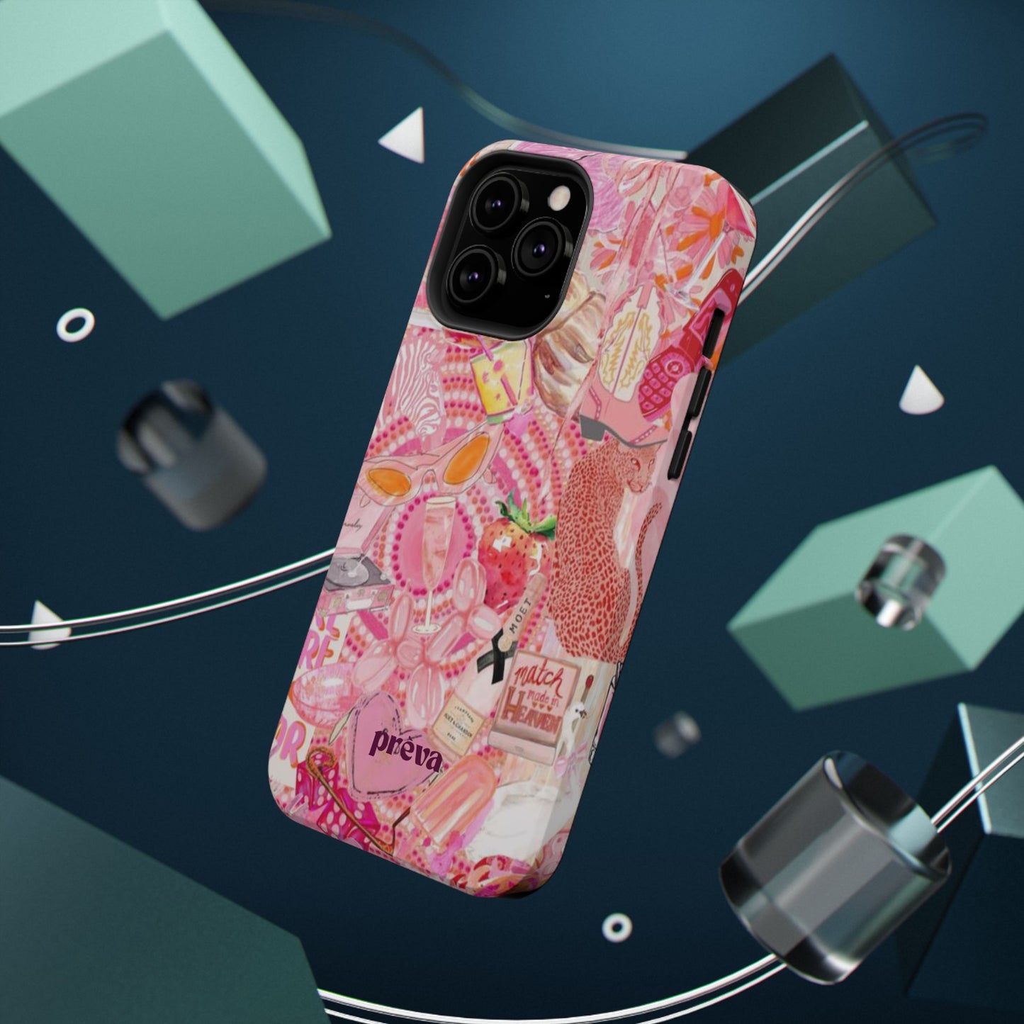 Pink Collage Phone Case