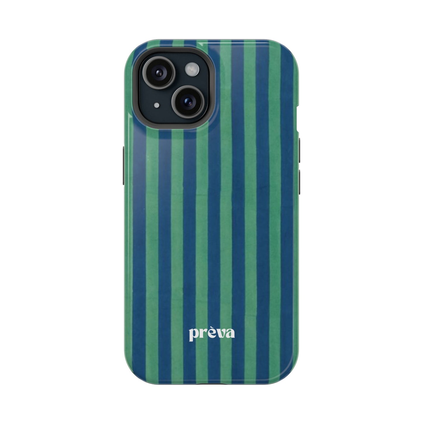 Green & Blue Stripes Phone Case