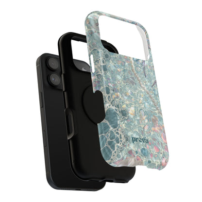 Marbled Seafoam Impact-Resistant Phone Case