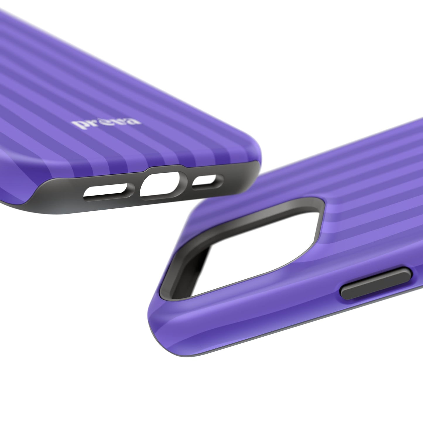 Dark Purple Stripes Phone Case