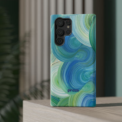 Swirling Ocean Impact-Resistant Phone Case