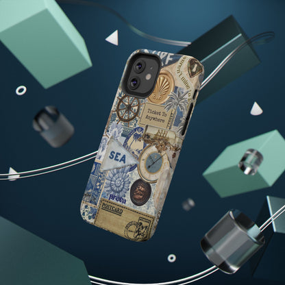 Neutral Travel Collage Phone Case