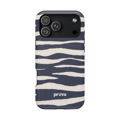 Navy & Cream Zebra Phone Case